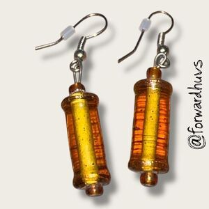 Bundle Sale 3 for $15 | 1.75-Inch Glass Dangle Earrings